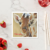 Papier Servietten Giraffe (Beispiel)
