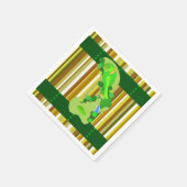 Papier-Servietten Golf Serviette (Ecke)