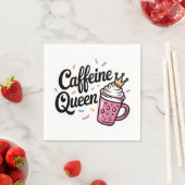 Papier Servietten Kaffee Königin (Beispiel)