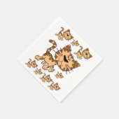 Papier Servietten Katze (Ecke)