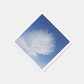 Papier Servietten schöne Wolken (Ecke)
