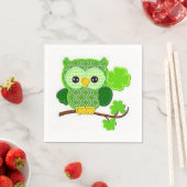 Papier-Servietten St. Patrick's Day Eule Serviette (Beispiel)
