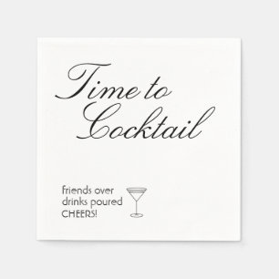 Papier-Servietten, Standard-Cocktail Serviette