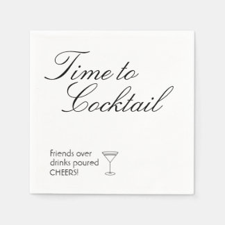 Papier-Servietten, Standard-Cocktail Serviette