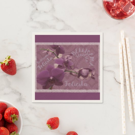 Papier Servietten vintage floral (Beispiel)