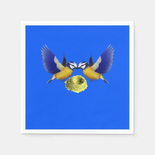 Papier Servietten Vogel (Vorderseite)