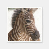 Papier-Servietten, Zebra Serviette (Vorderseite)