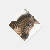 Papier-Servietten, Zebra Serviette (Ecke)