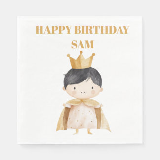 Papier-Servietten zum Geburtstag des Babys mit kle Serviette