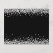 PAPIER | Silver Glitzer Christmas Black Danke (Hinten)