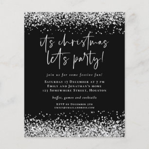 PAPIER Silver Glitzer Weihnachten Lasse Party Ei