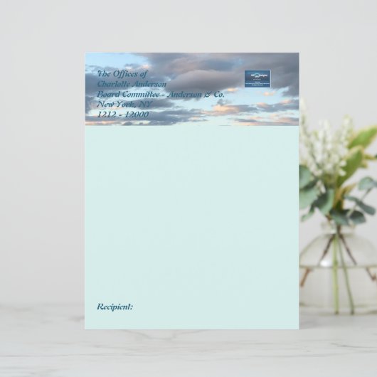 Papier (Sky Blue) RFPMDesign ©️ 2024 (Stehend Vorderseite)