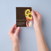 PAPIER | Sonnenblumen Erntedank Abendessen Brown E (Gruppe)