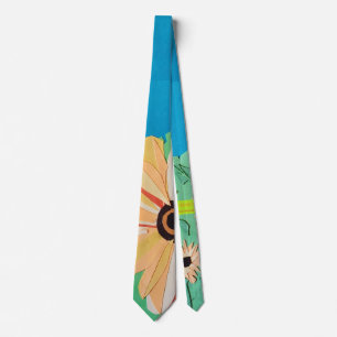 Papier-Sonnenblumen-Schlips Krawatte