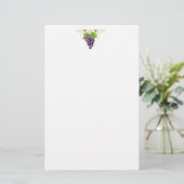 Papier-Stationierungstrauben Briefpapier (Stehend Vorderseite)