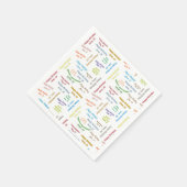 Papier-Taschentücher Juni, 10. Geburtstag Serviette (Ecke)