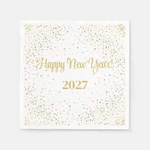 Papier-Taschentücher-Neujahr-Goldene Sterne Tasche Serviette