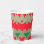 Papier-Tasse, Ein lebhafter, farbenfroher klassisc Pappbecher (Rechts)