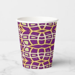 Papier-Tasse, Ein lebhaftes, farbenfrohes klassisc Pappbecher