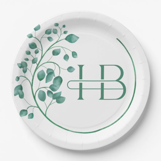 Papier-Teller Ideal für Party, Hochzeiten und Feie Pappteller (Vorderseite)