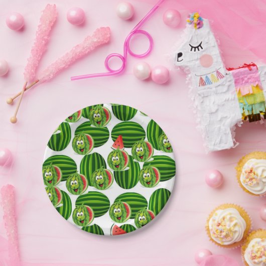 Papier Teller Wassermelonen (Party)