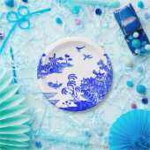 Papier-Teller Willow Design Pappteller (Party)