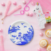 Papier-Teller Willow Design Pappteller (Party)