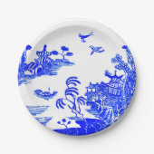 Papier-Teller Willow Design Pappteller (Vorderseite)