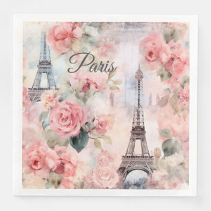Papier-Tischservietten aus Paris Serviette