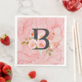 Papier-Tischservietten Buchstabe B Serviette (Beispiel)