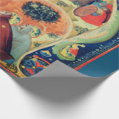 PAPIER TRADITIONELLE NATIVITÄTSZENE GESCHENKPAPIER (Ecke)