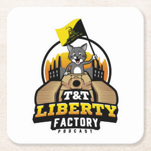 Papier Trinkküsten von T&T Liberty Factory Rechteckiger Pappuntersetzer