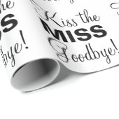 Papier umblättern - Küssen Sie die Miss Goodbye Geschenkpapier (Rolleneckpunkt)
