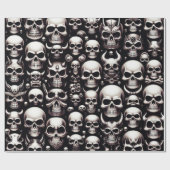 Papier umhüllen Halloween... Geschenkpapier (Flach)