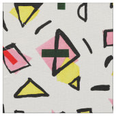 Papier- und FarbCollage Stoff (Nahaufnahme)