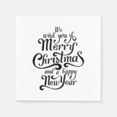 Papier und Tücher Serviette (Vorderseite)