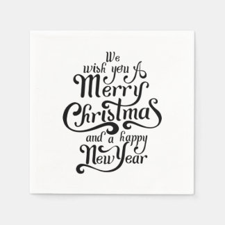 Papier und Tücher Serviette