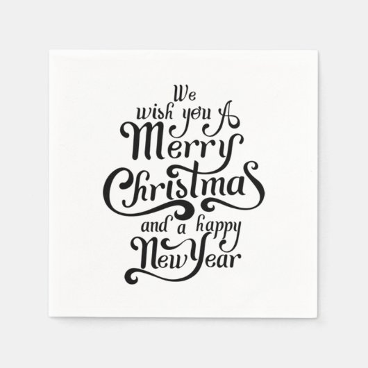 Papier und Tücher Serviette (Vorderseite)