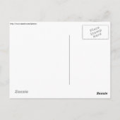 Papier unter dem Mikroskop Postkarte (Rückseite)