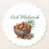 Papier-Unterlage-Eid Mubarak-Tischwäsche Untersetzer (Vorderseite)