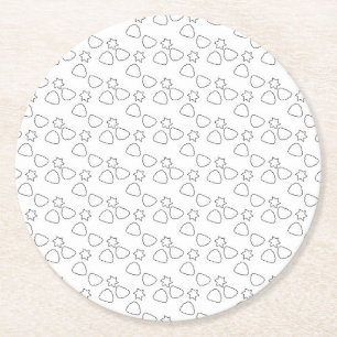 Papier-Unterlagen von hoher Qualität für jeden Anl Runder Pappuntersetzer