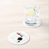 Papier-Untersetzer - 4-Aces-Design Untersetzer (Vor Ort)