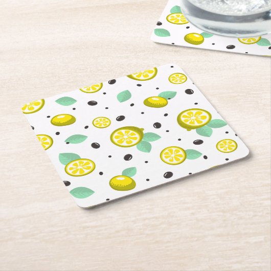 Papier Untersetzer mit einem modernen Muster. (angewinkelt)