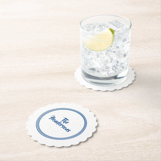 Papier-Untersetzer Set-Individuelle Name Untersetzer (Vor Ort)