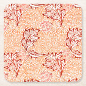 PAPIER UNTERSETZER: WILLIAM MORRIS : APPLE RECHTECKIGER PAPPUNTERSETZER (Vorderseite)