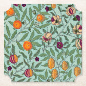 PAPIER UNTERSETZER: WILLIAM MORRIS : POMEGRANATE UNTERSETZER (Vorderseite)