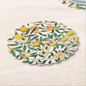 PAPIER UNTERSETZER: WILLIAM MORRIS : POMEGRANATE UNTERSETZER (angewinkelt)