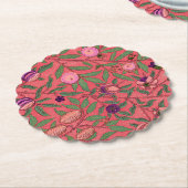 PAPIER UNTERSETZER: WILLIAM MORRIS : POMEGRANATE UNTERSETZER (angewinkelt)