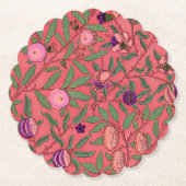 PAPIER UNTERSETZER: WILLIAM MORRIS : POMEGRANATE UNTERSETZER (Vorderseite)