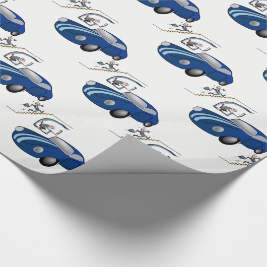 Papier verkaufen Autos Verkäufer Geschenkpapier (Ecke)